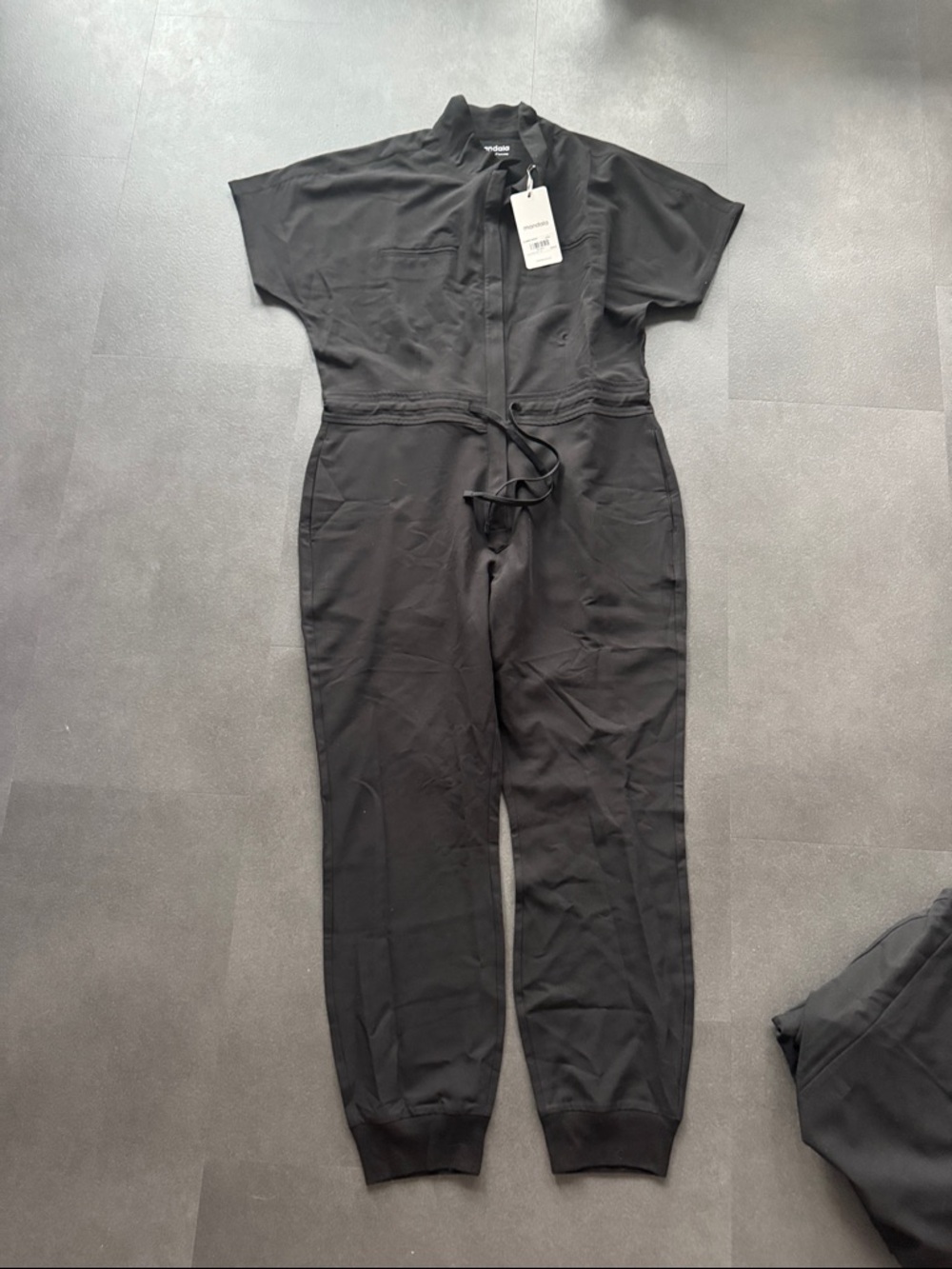 Scrub jumpsuit black size Large - Picture 4 of 6
